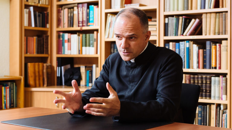 Davide Pagliarani, Generaloberer der Piusbrüder. | KNA