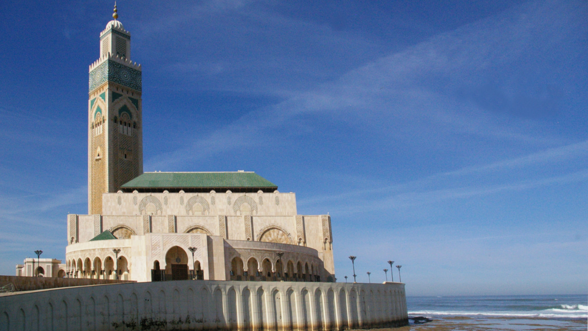 Die fünftgrösste Moschee der Welt steht in Casablanca