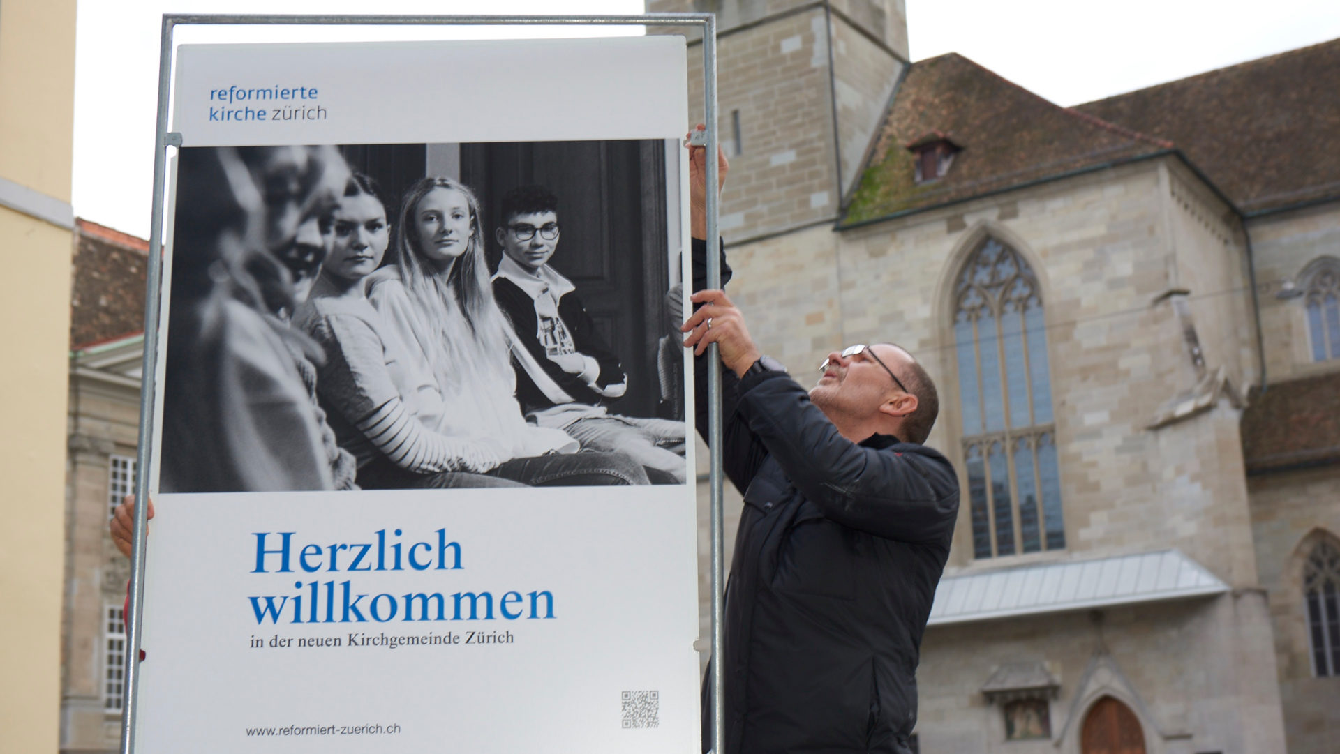 Begrüssungsaktion der neuen Kirchgemeinde Zürich