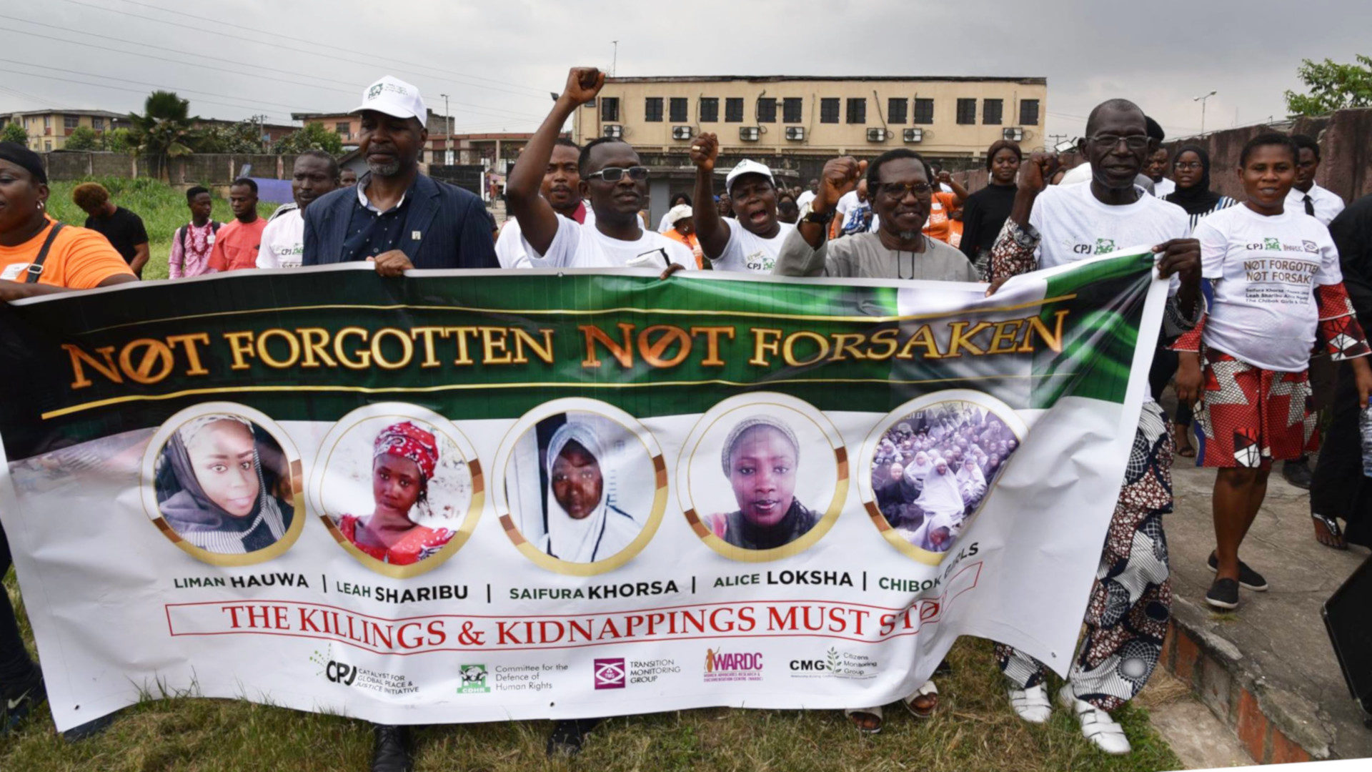 Eine Demonstration gegen Boko Haram in Nigeria