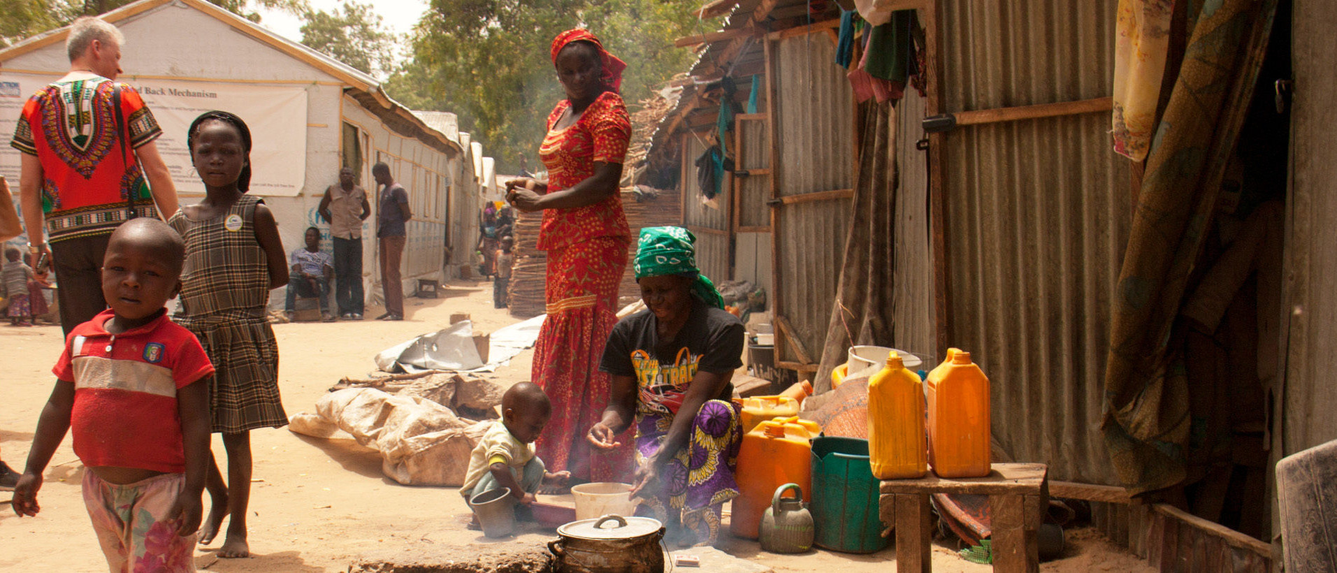 Flüchtlingslager in Nigeria.