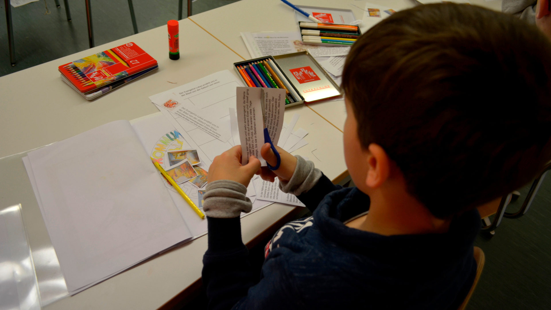 Schüler im Religionsunterricht