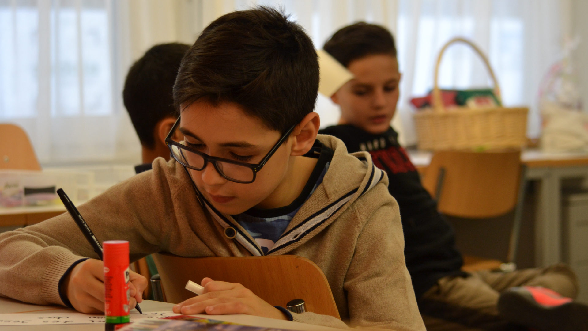 Schüler im Religionsunterricht