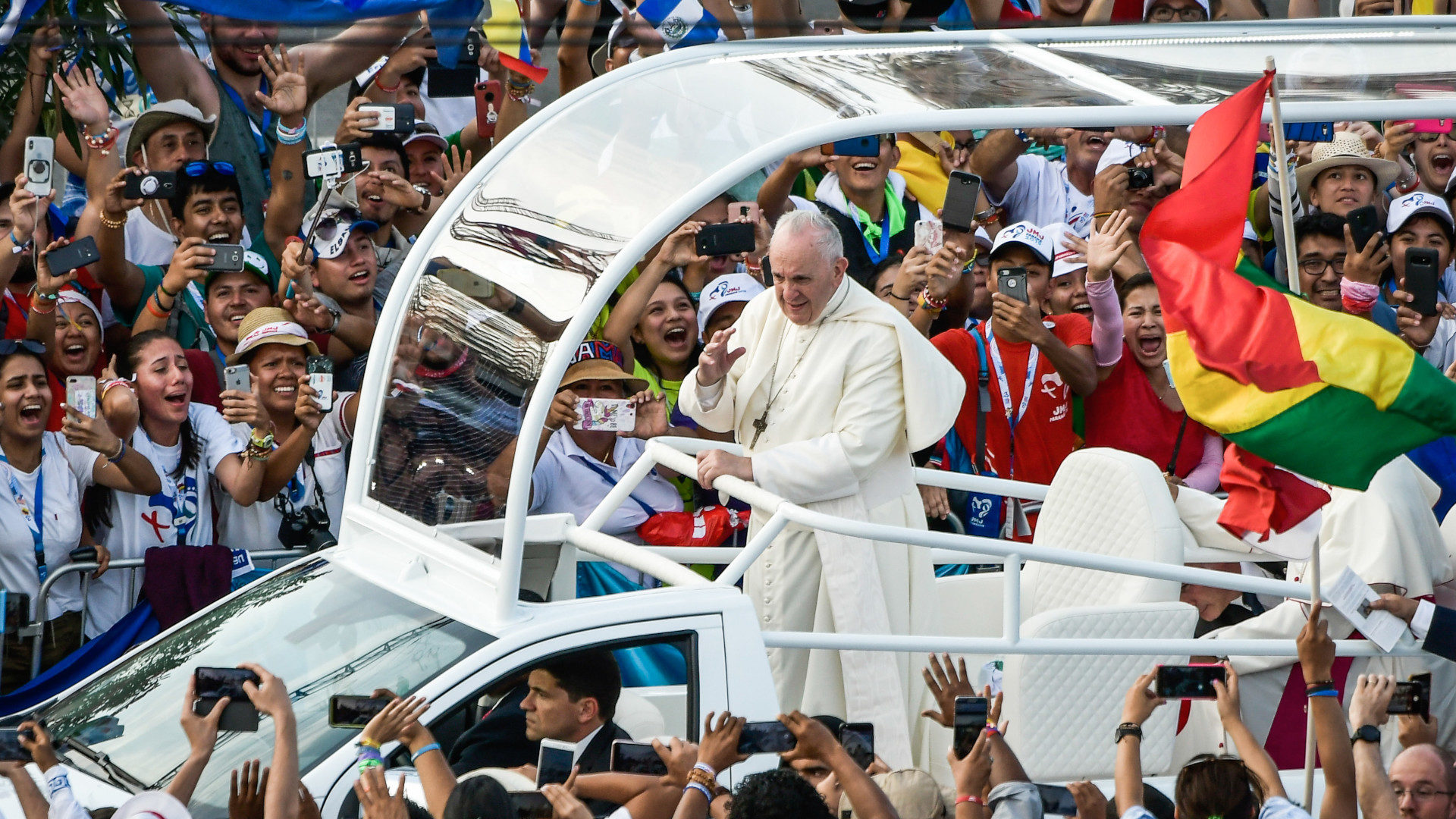 Papst Franziskus am Weltjugendtag 2019 in Panama