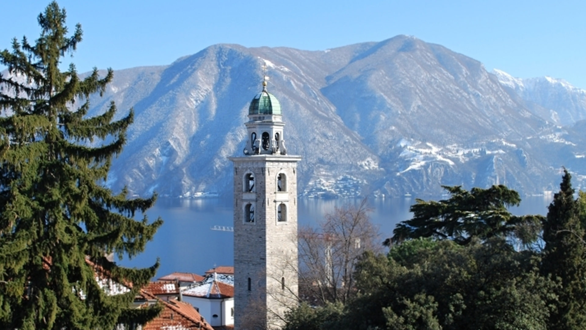 Turm der Kathedrale von Lugano.