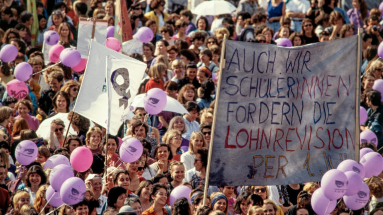 Demo am Frauenstreiktag vom14. Juni 1991 | © Keystone