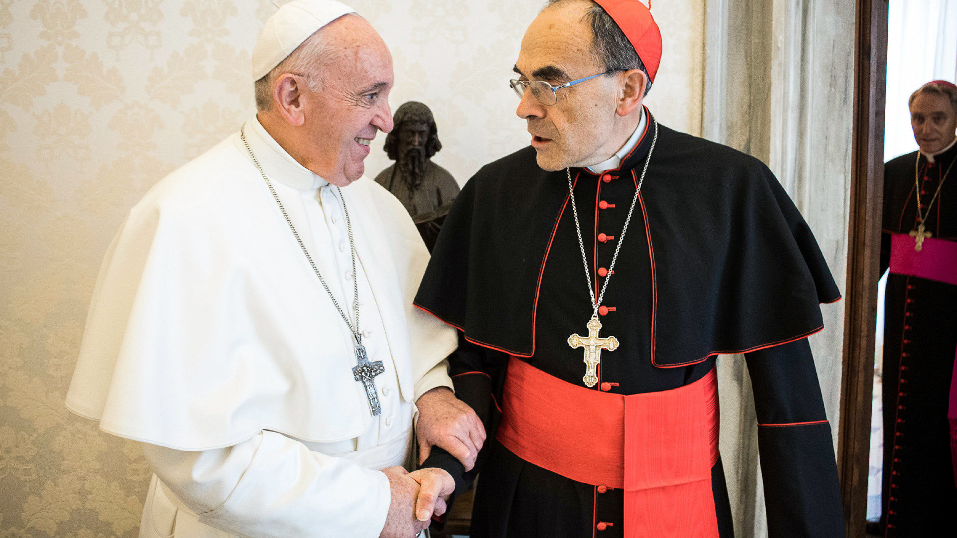 Papst Franziskus und Kardinal Philippe Barbarin