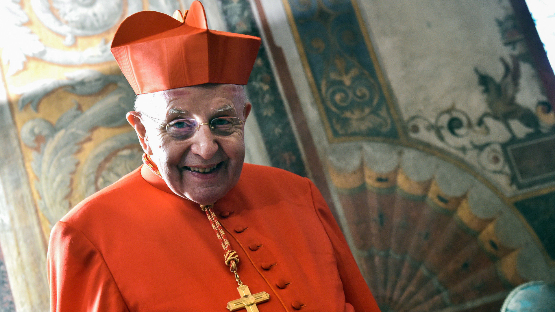 Kardinal Karl-Josef Rauber, 2015 im Vatikan