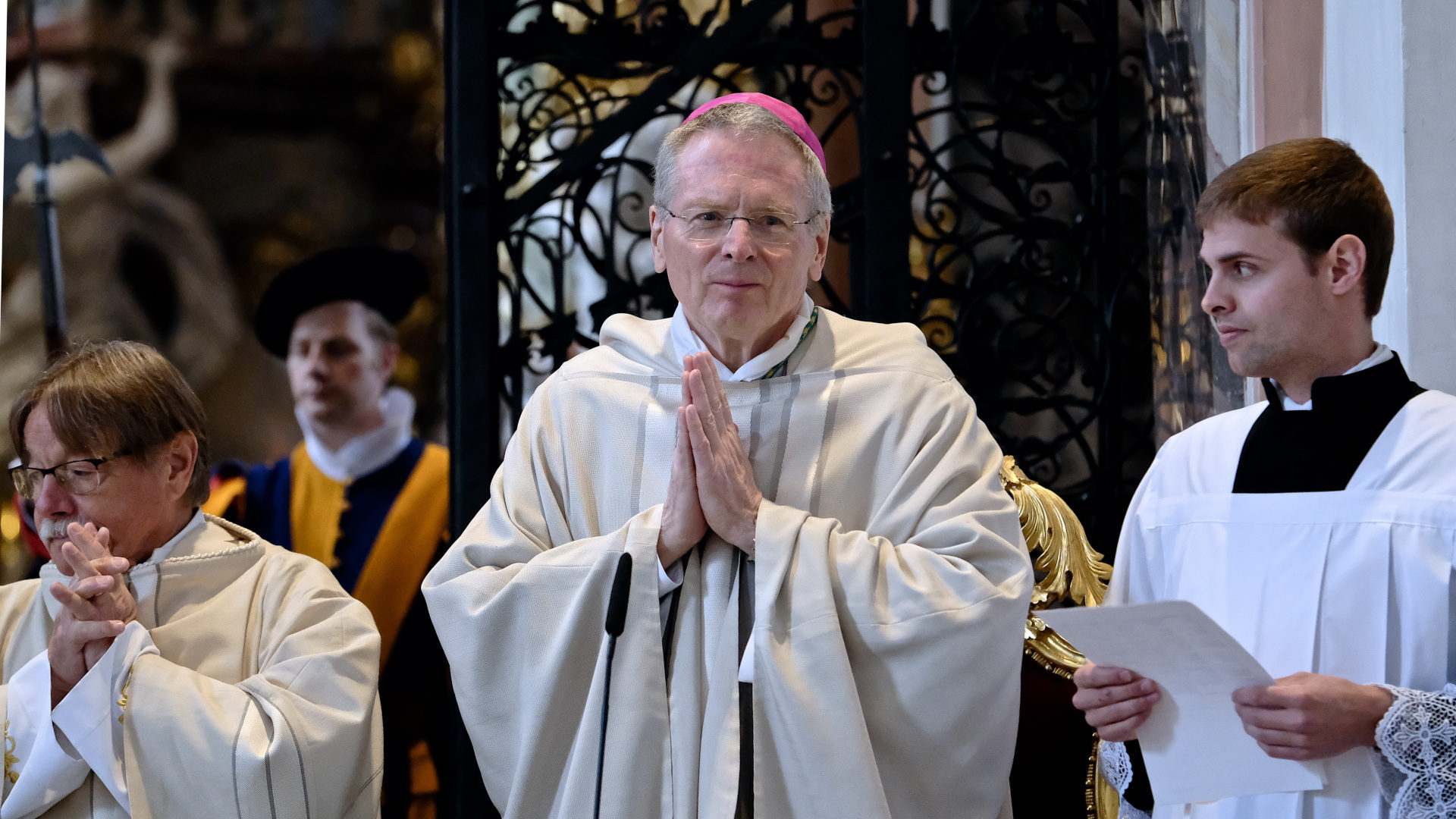 Thomas E. Gullickson in der Messe von Kirche in Not