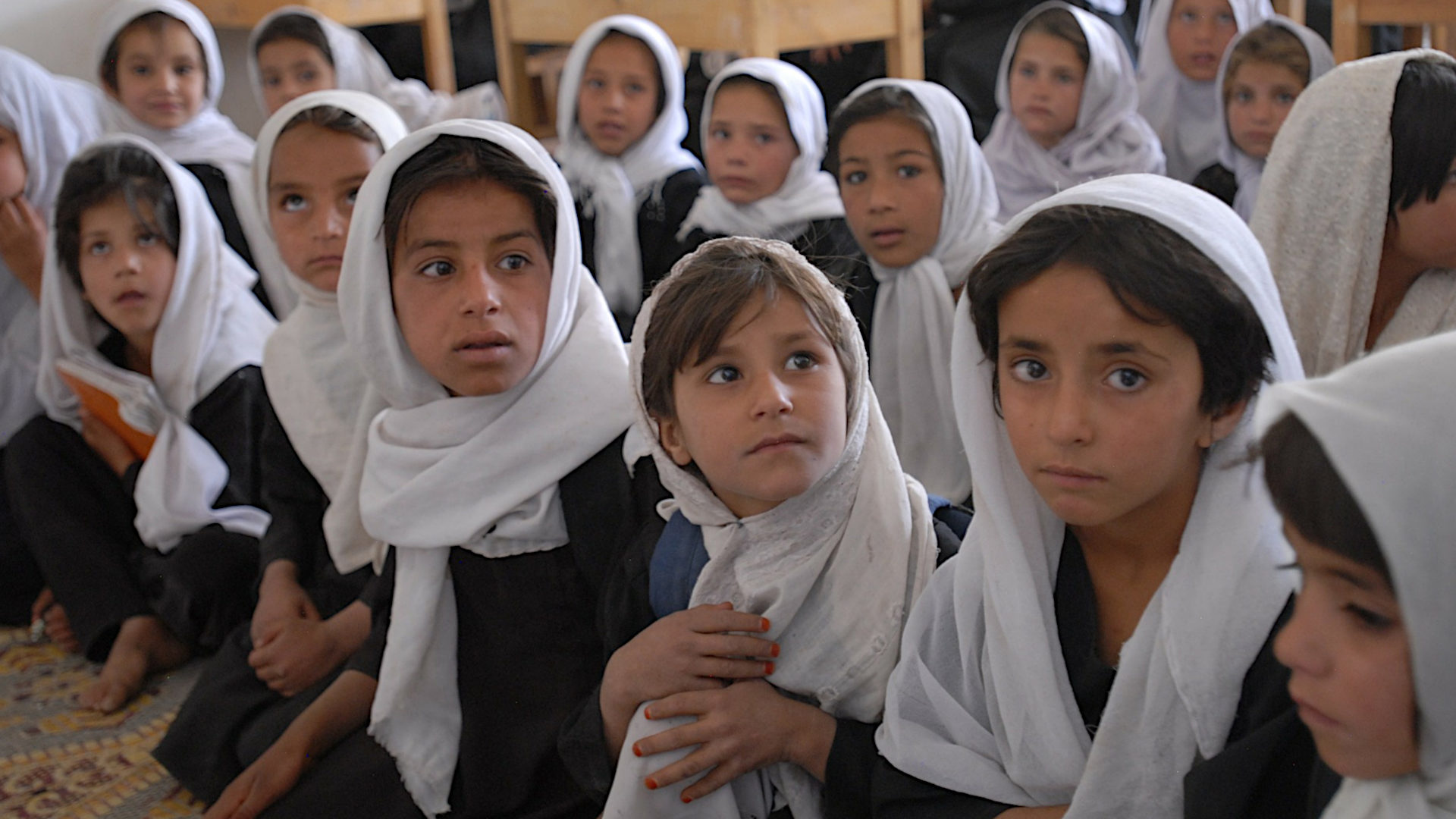 Mädchen in einer Schule in Afghanistan.
