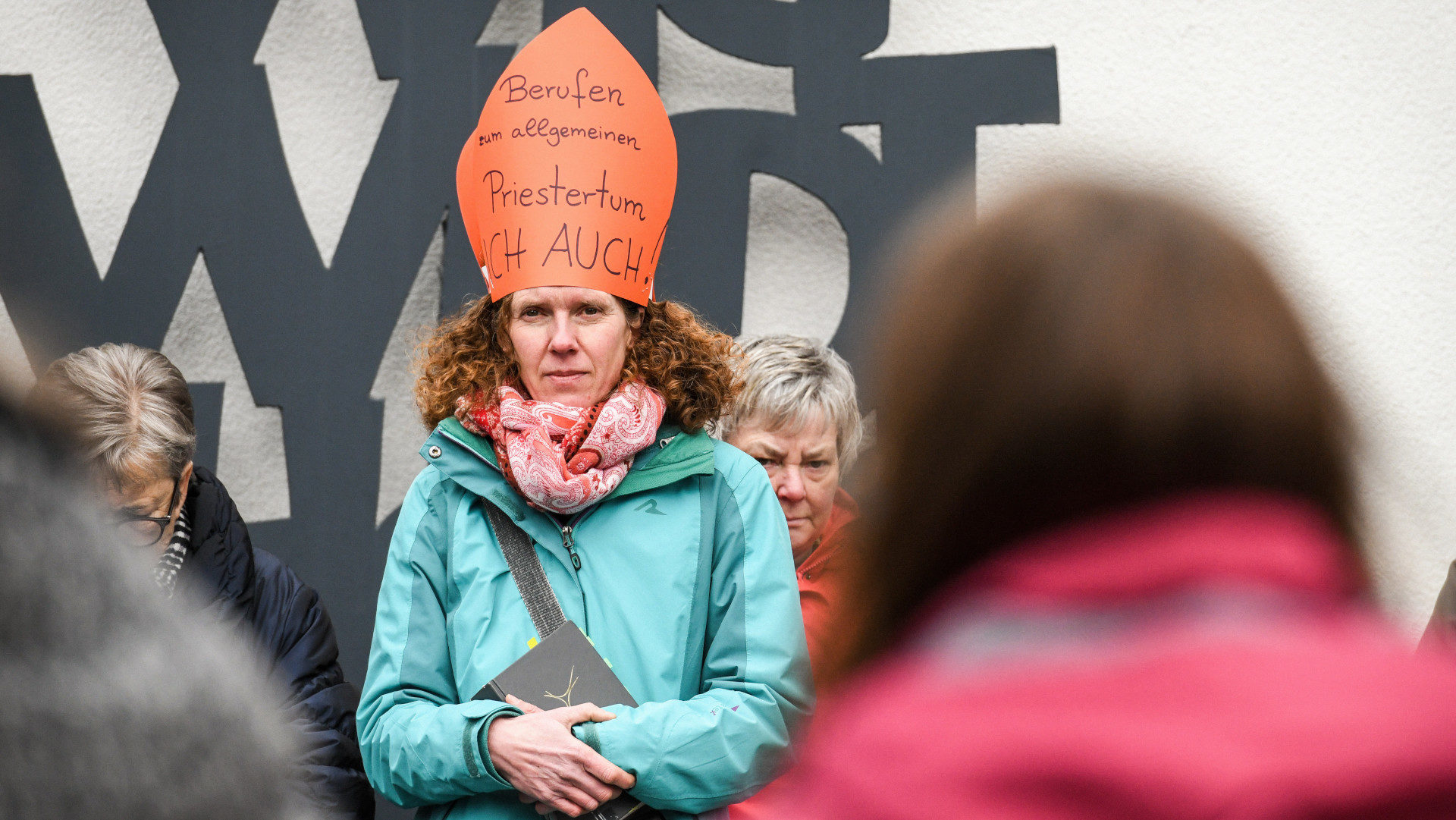 Demonstration für Frauen in kirchlichen Leitungspositionen in Lingen, 12. März 2019