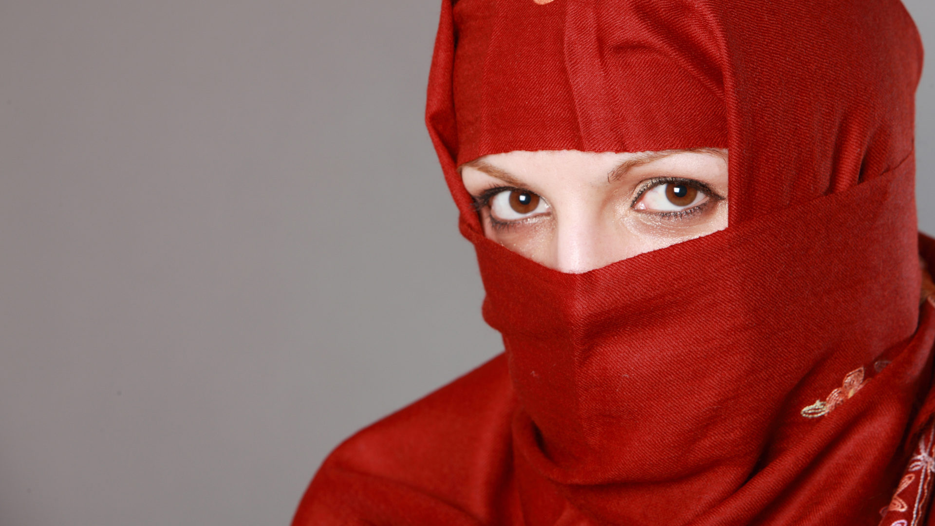 Verschleierte Muslimin