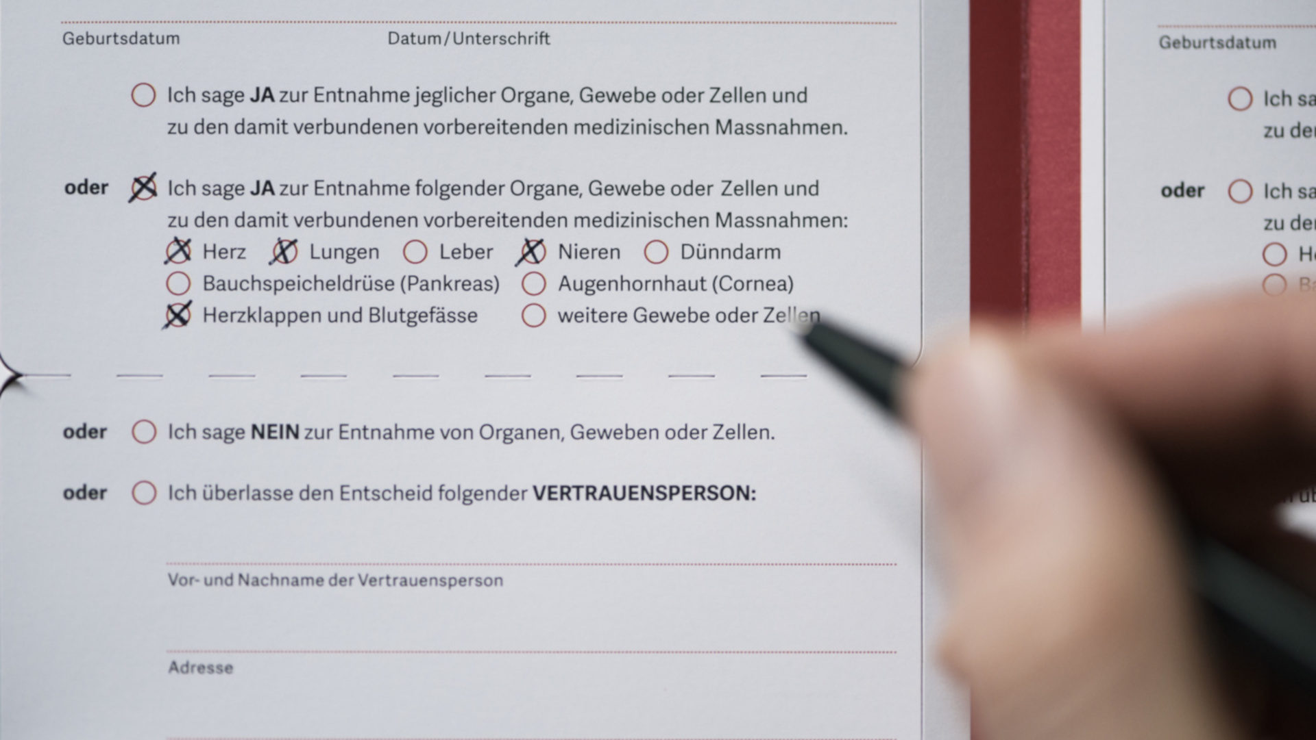 Bislang musste die Bereitschaft zur Organspende explizit deklariert sein.