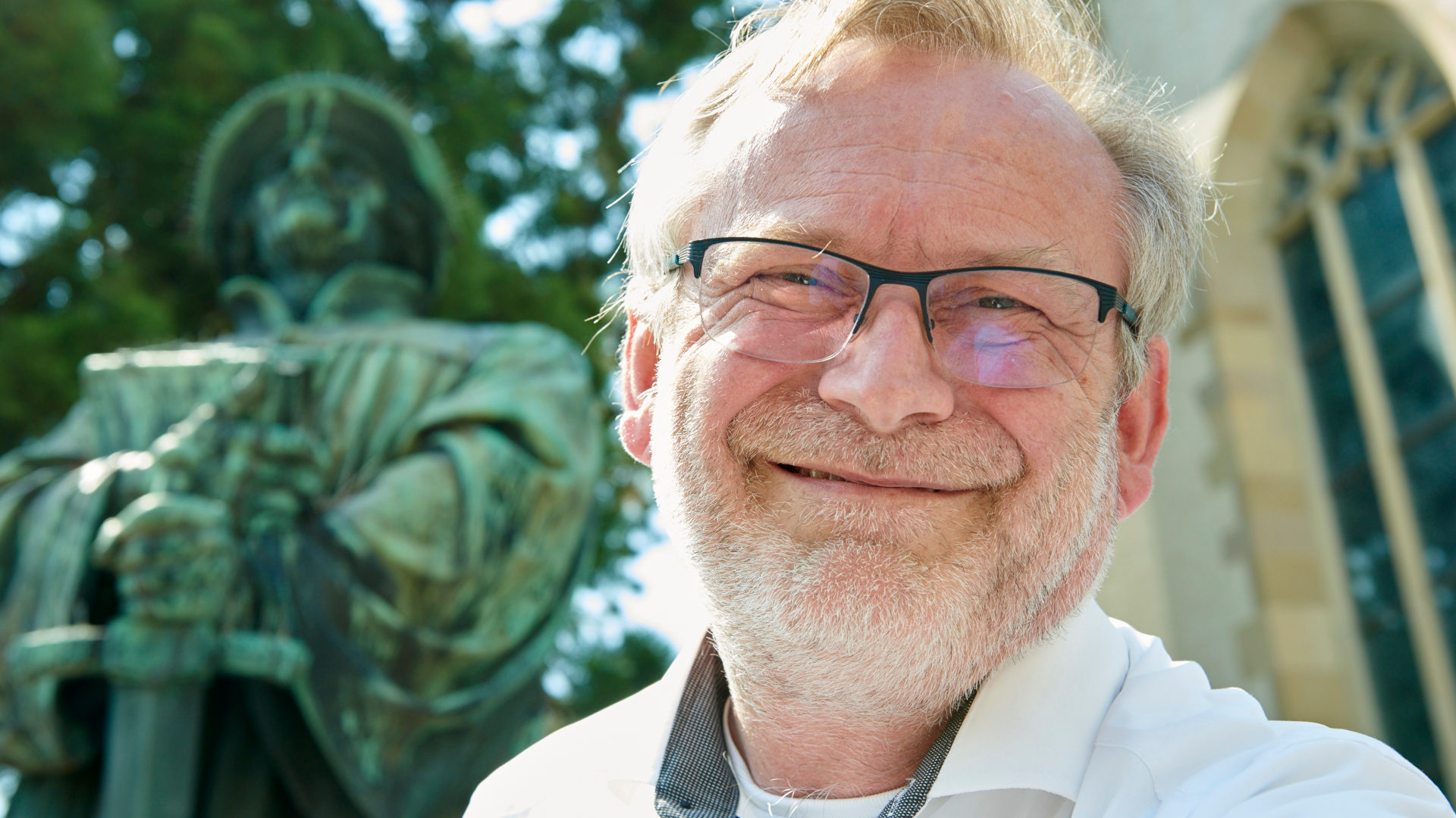 Pfarrer Christoph Sigrist: Selfie mit Zwingli