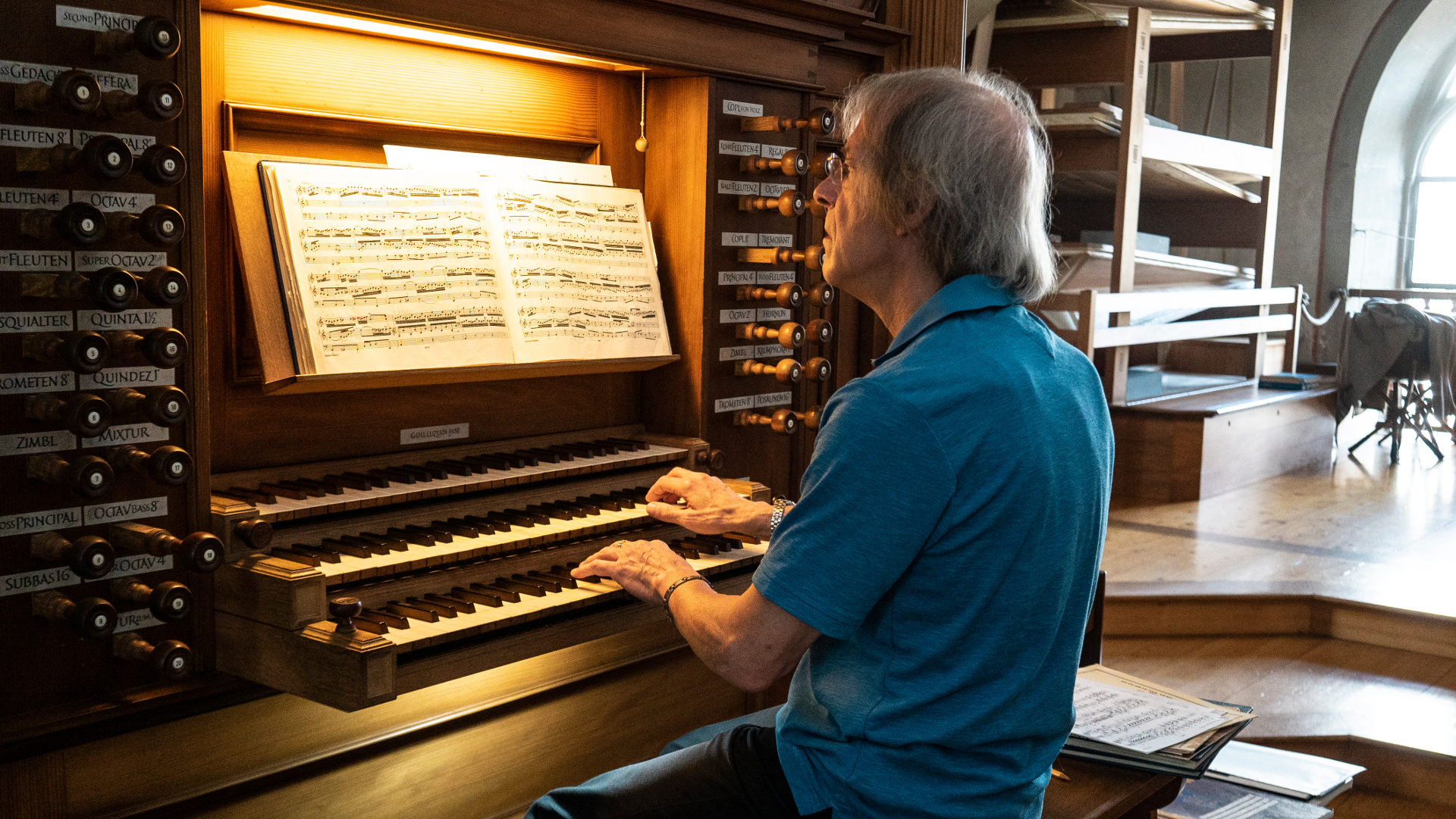 Franz Schaffners Orgel hat einen warmen Barockklang.