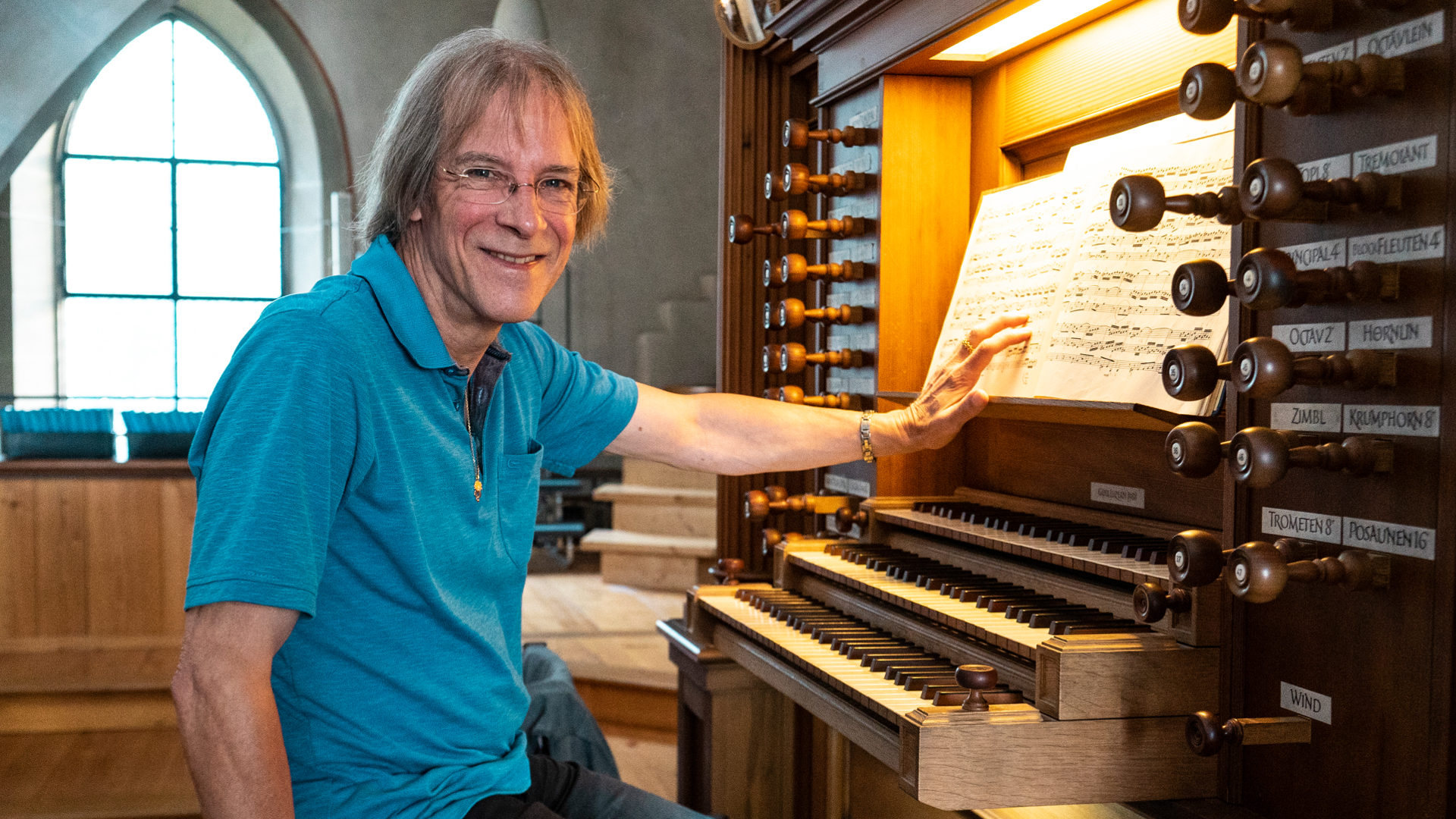 Der Organist Franz Schaffner hat in der Musikstadt Luzern seinen Platz gefunden.