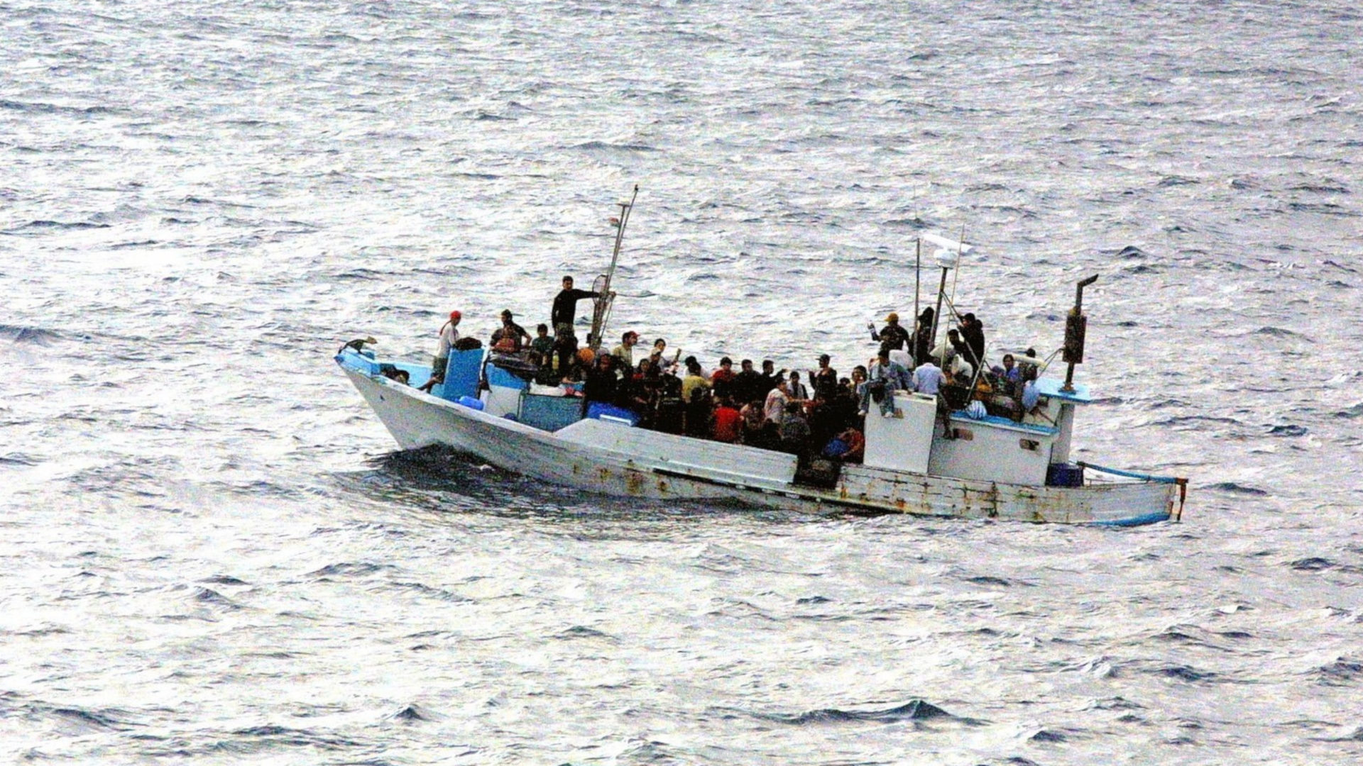 Flüchtlinge auf dem Mittelmeer