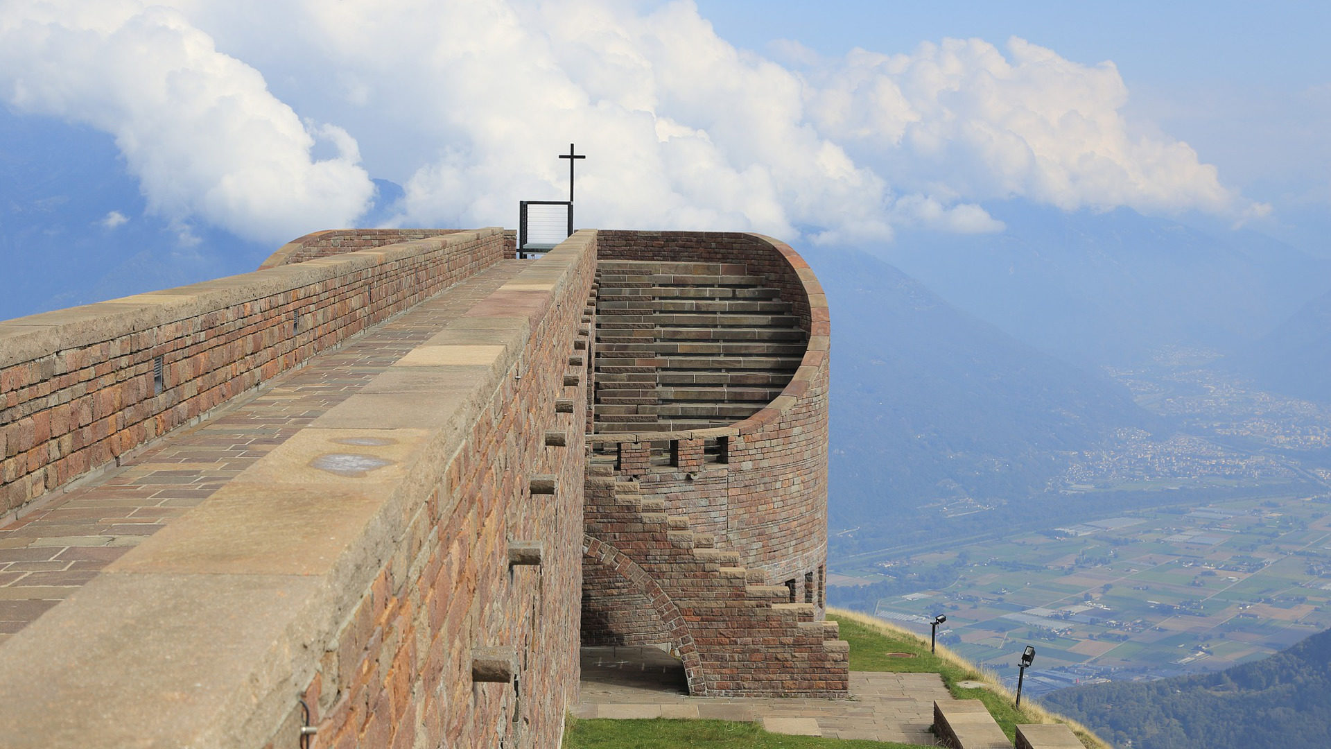 Kirche Santa Maria degli Angeli auf dem Monte Tamaro von Mario Botta