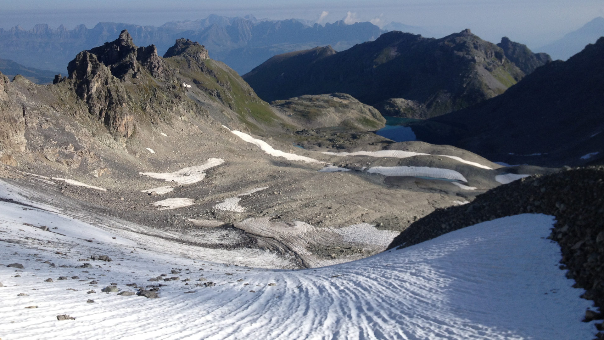 Der Pizolgletscher im Jahr 2013