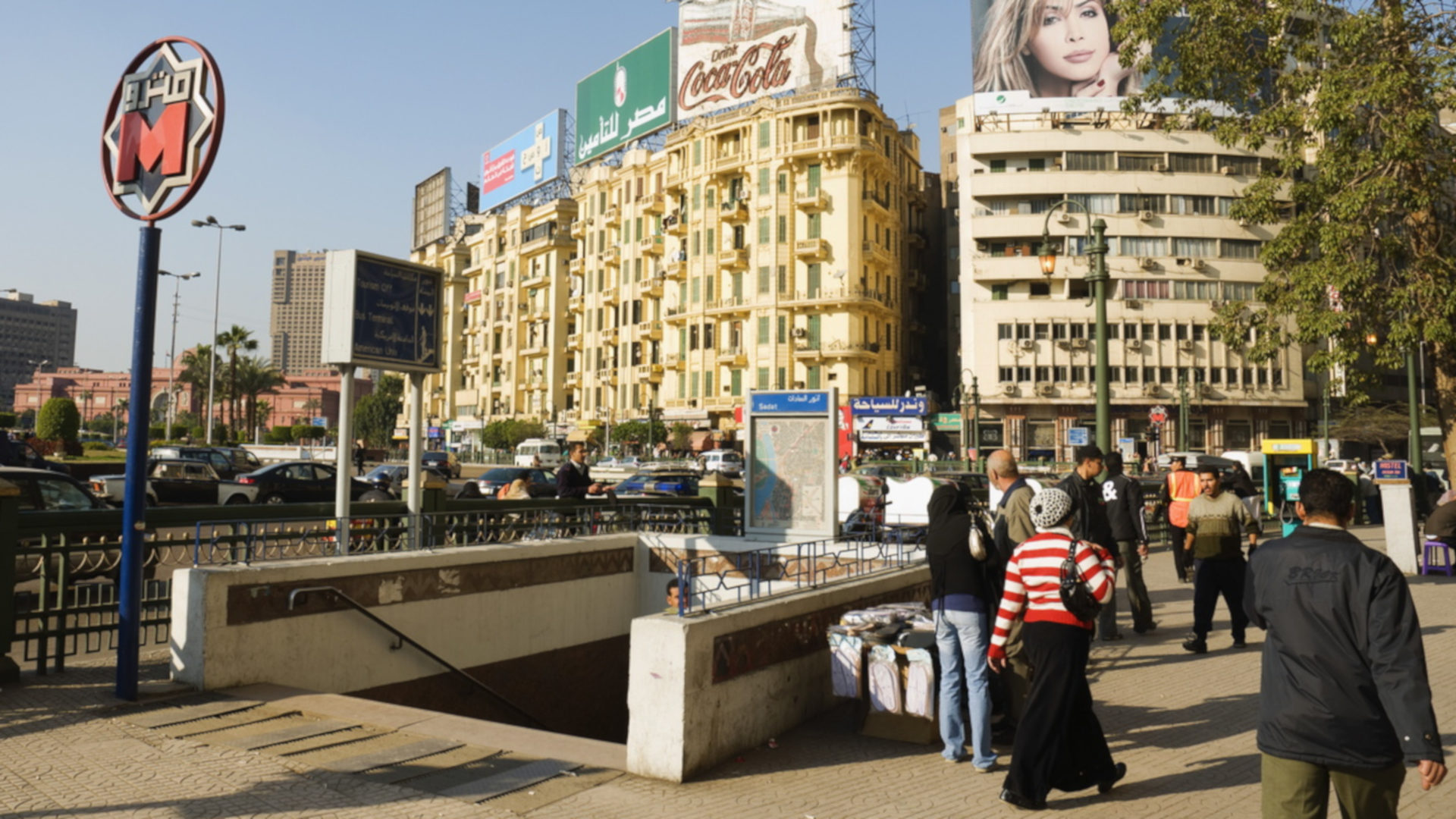 Der Al-Tharir-Platz in Kairo