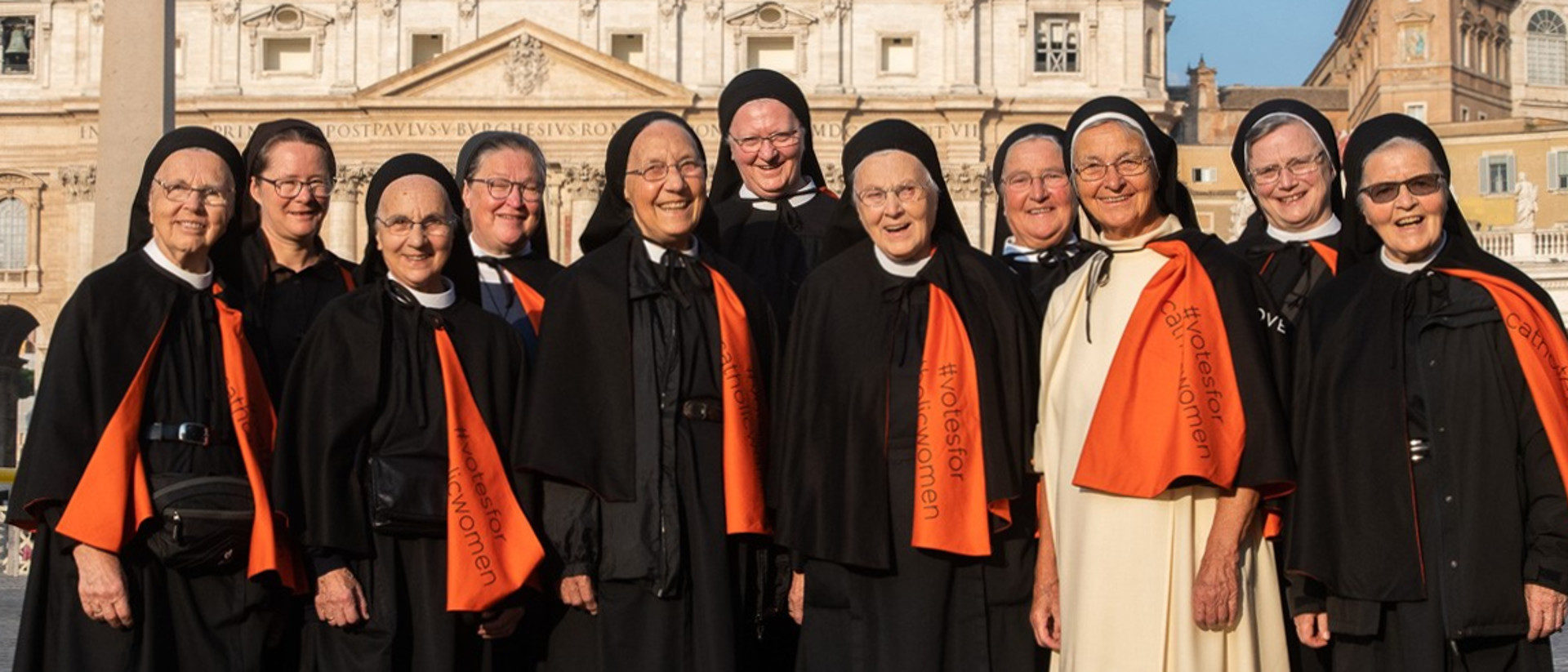 Schweizer Ordensfrauen in Rom anlässlich der Veranstaltung «Voices of faith»