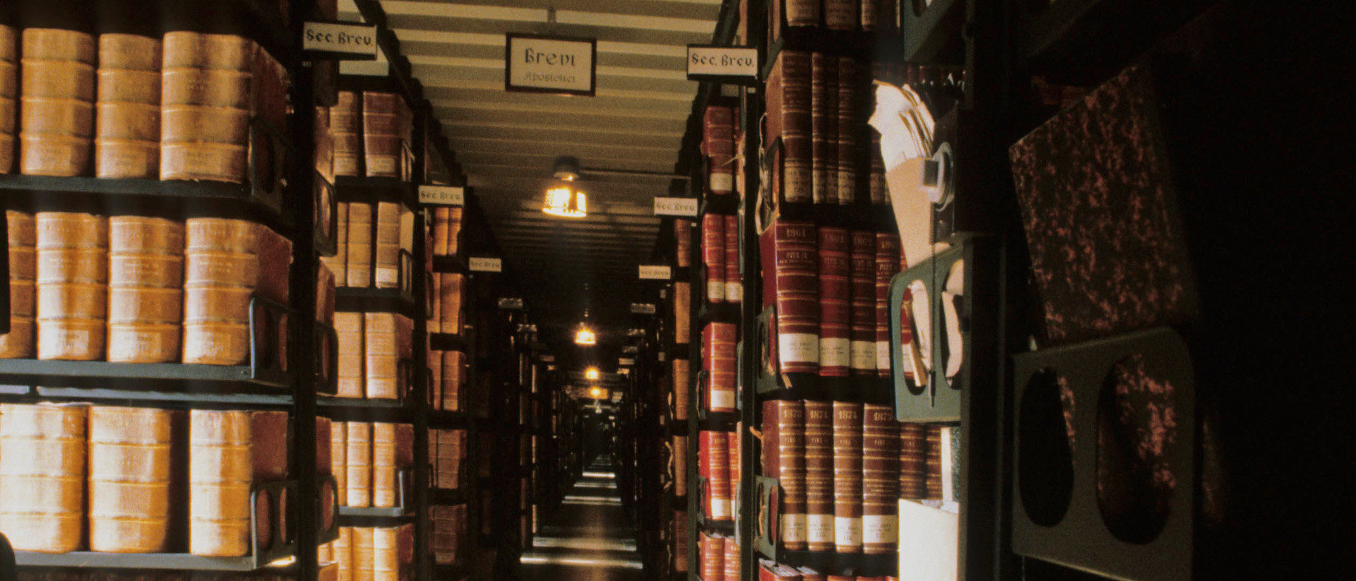 Blick in die Räume des Archives im Vatikan.