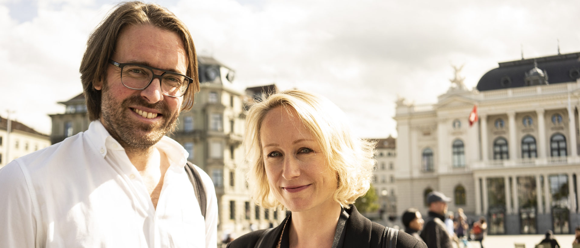 Anna Thommen und Lorenz Nufer die Regisseure des Films «Volunteers»