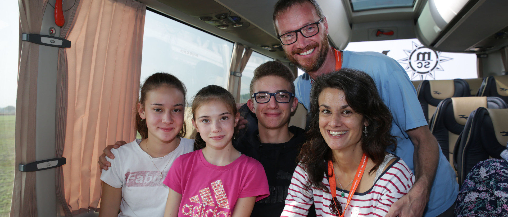 Der Familie Berset ist die Vorfreude ins Gesicht geschrieben.