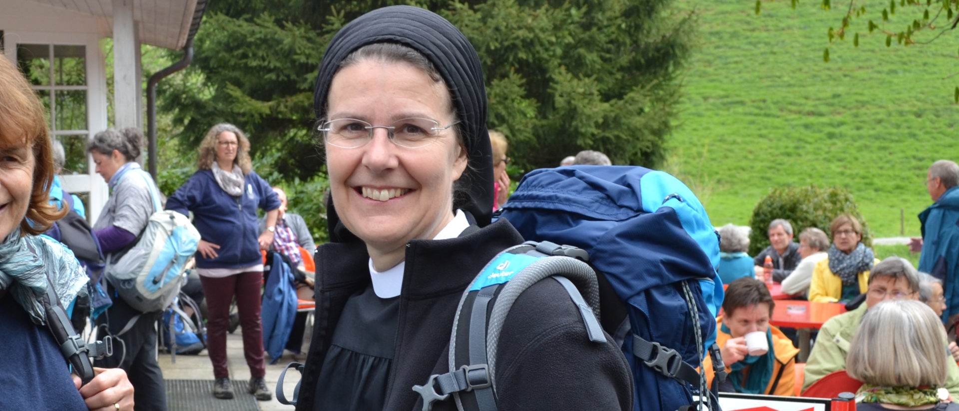 Priorin Irene Gassmann pilgerte 2016 für die Sache der Frau nach Rom.