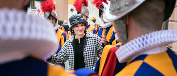 Ruth Metzler mit Garde | zVg