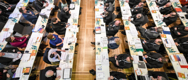 Synodalversammlung am 31. Januar 2020 in Frankfurt. | KNA