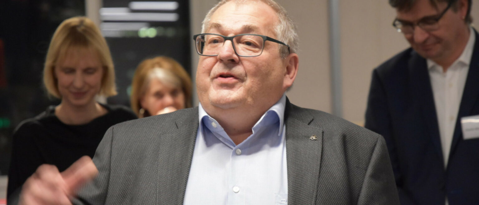 Odilo Noti bei einem Auftritt im Katholischen Medienzentrum. | Barbara Ludwig