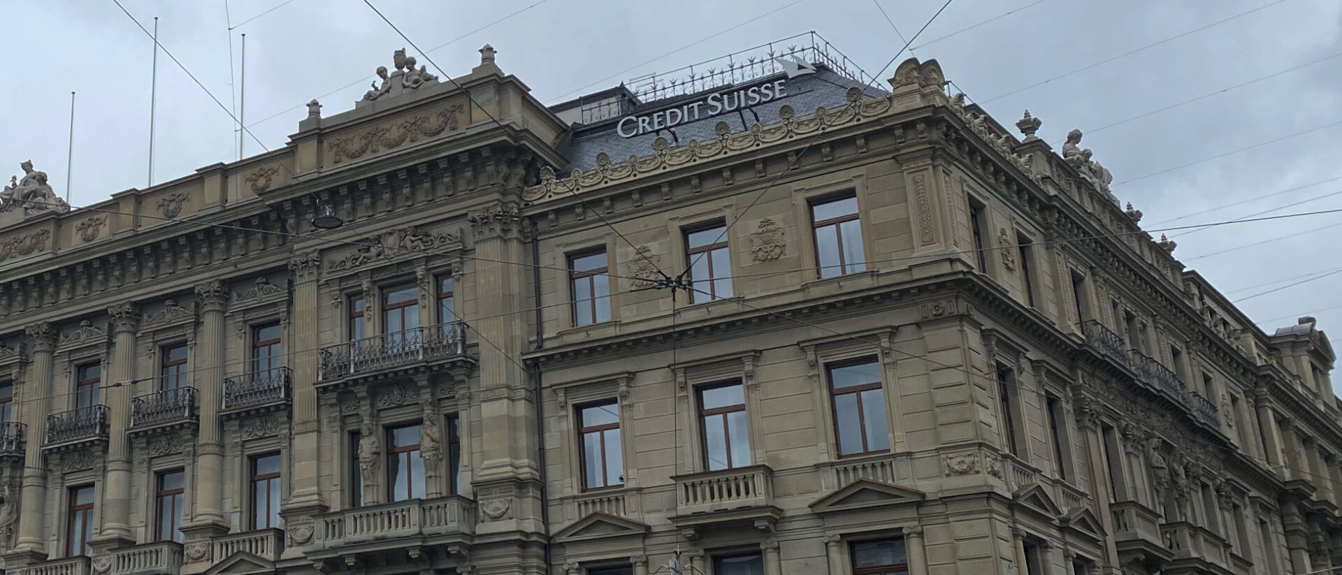 Die "Credit Suisse" am Zürcher Paradeplatz.