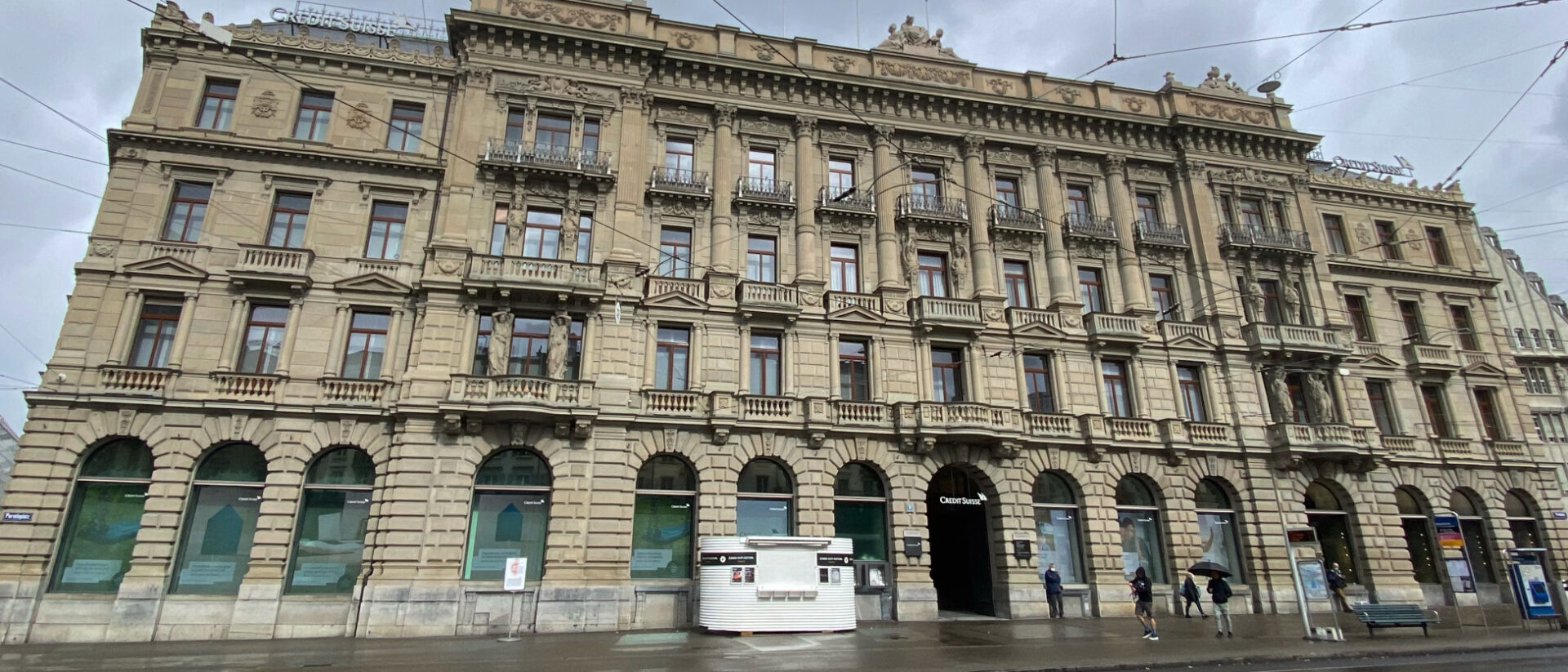 Die "Credit Suisse" am Zürcher Paradeplatz.