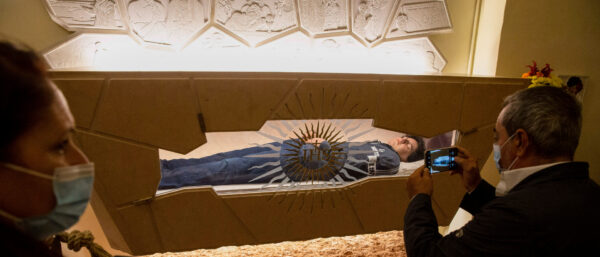 Leichnam von Carlo Acutis. | Paul Haring/CNS photo/KNA