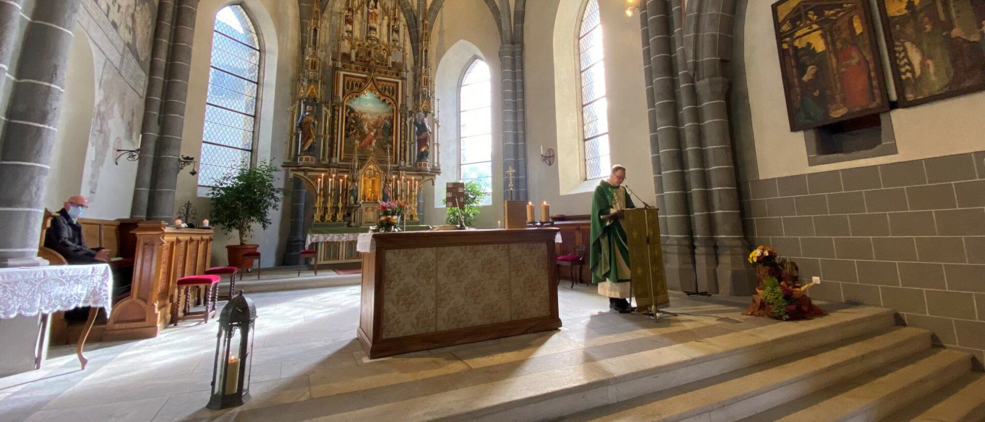 Die Pfarrei St. Stephan in Leuk-Stadt.