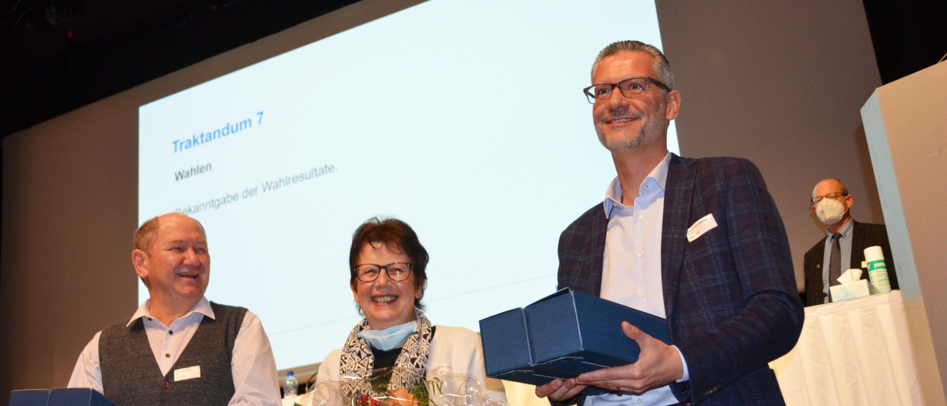 v.l.n.r. Andreas Gubler (Auw), Margrit-Röthlisberger-Egli (Vordemwald), Michael Jablonowski (Bergdietikon)