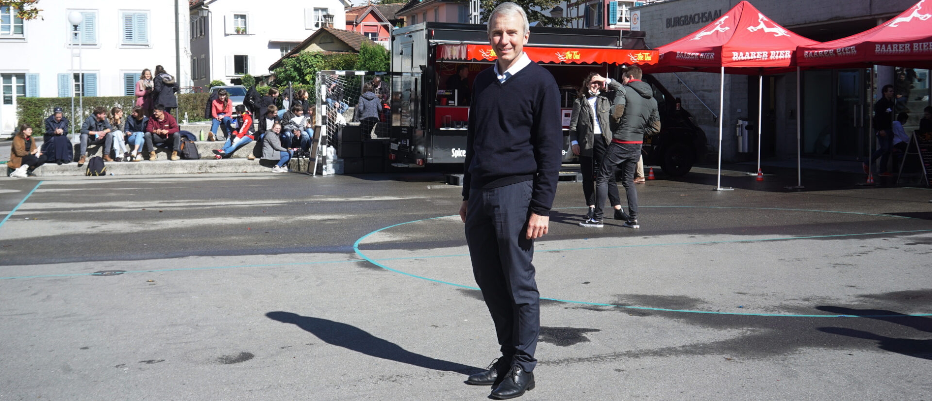 Ruedi Beck – hier unterwegs in Zug.