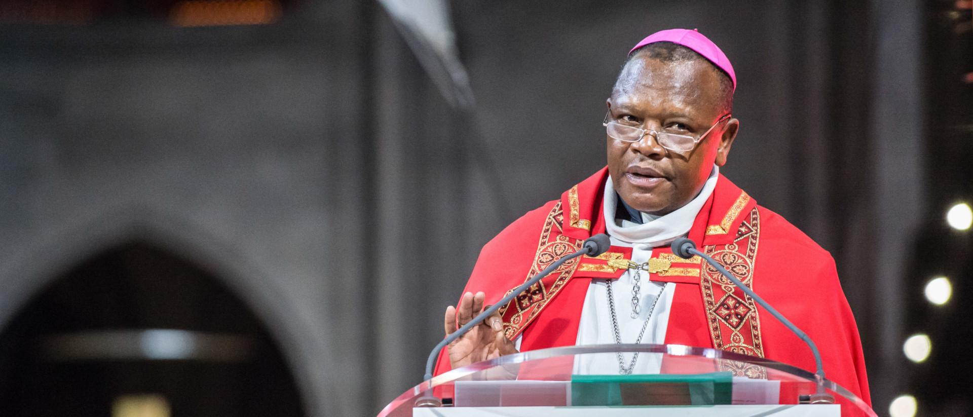 Kardinal Fridolin Ambongo Besungu, Erzbischof von Kinshasa (Kongo)