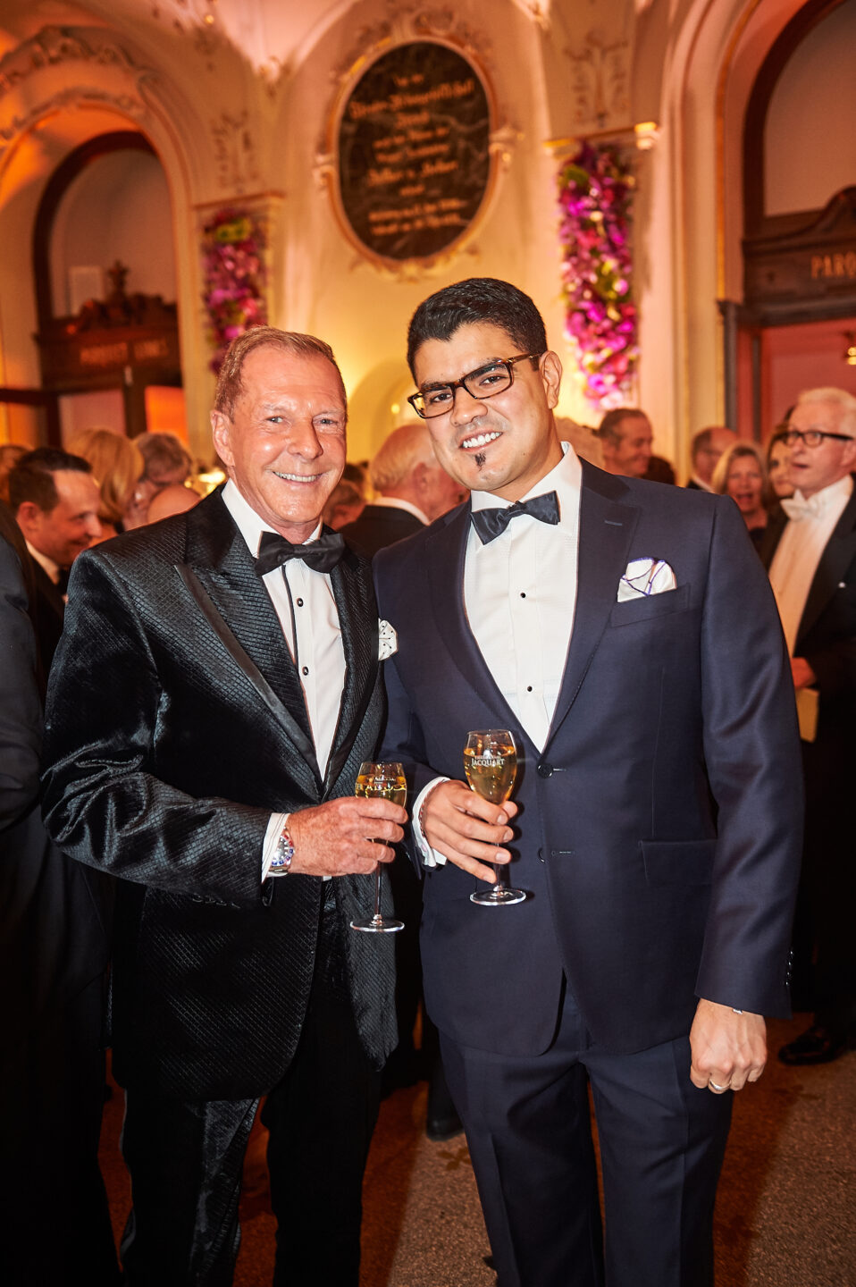 Opernball mit Kurt Aeschbacher und Leonardo Reinau 2019. Damals waren sie noch nicht verpartnert.
