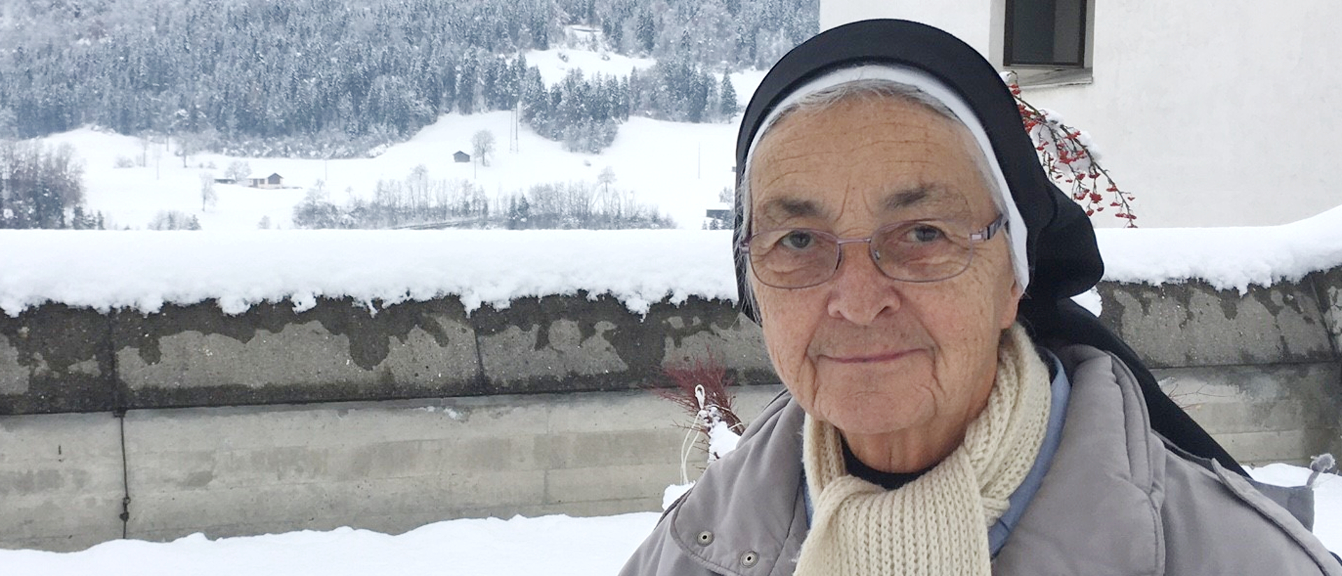 Sie ist die bekannteste Dominikanerin der Schweiz: Schwester Ingrid Grave in Ilanz GR.