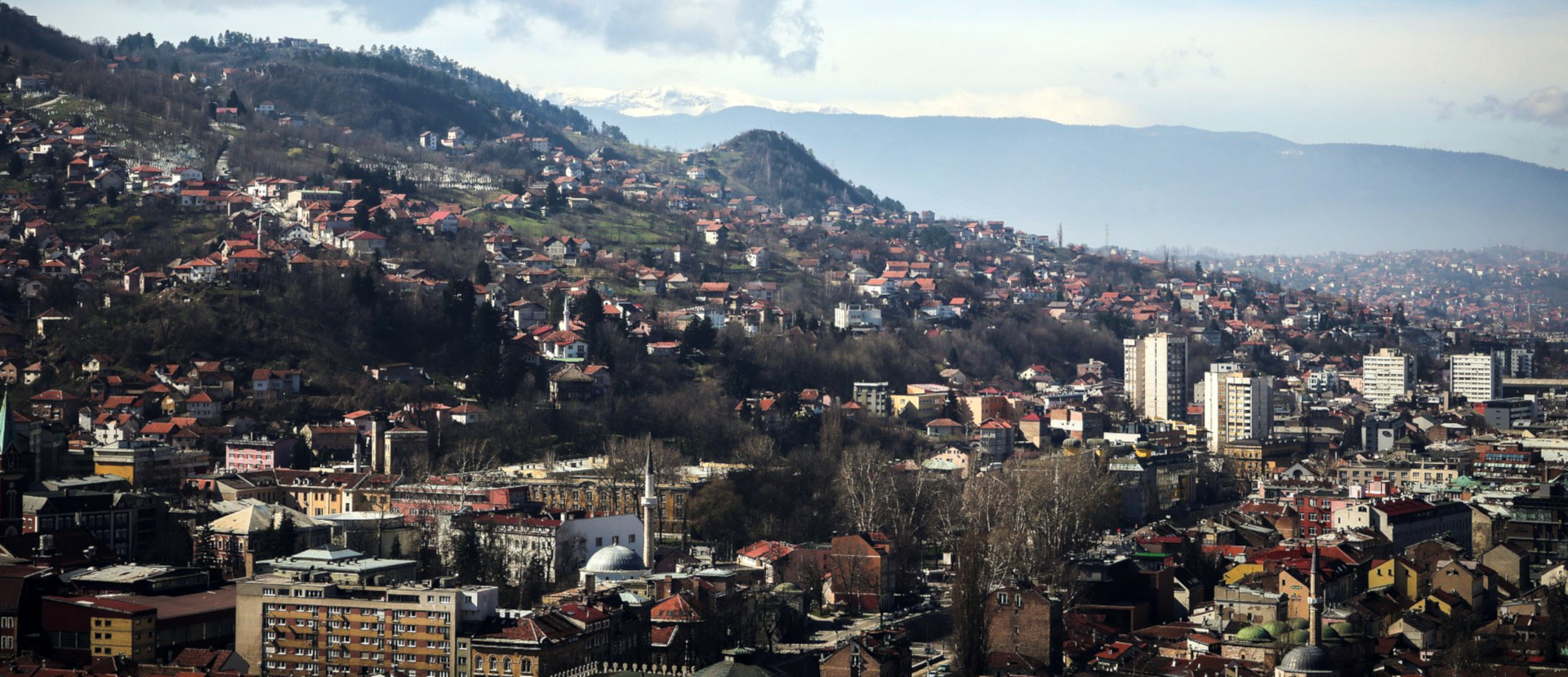 Blick auf Sarajevo