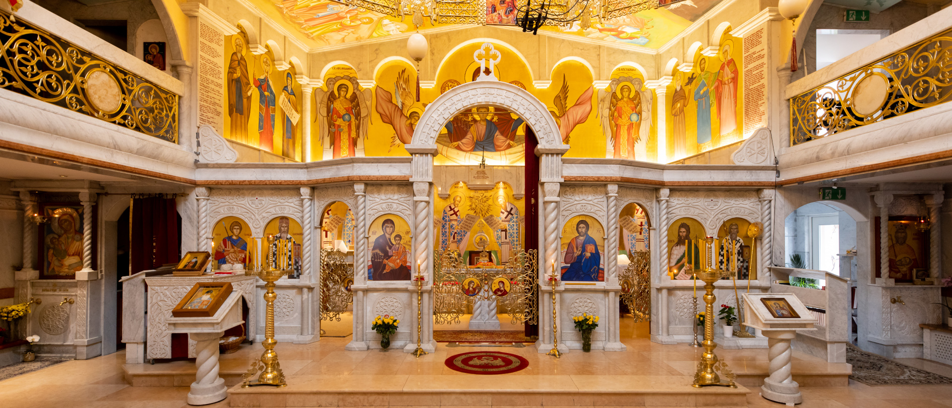 Es gibt viel Gold in der serbisch-orthodoxen Kirche «Maria Himmelfahrt» in Zürich-Schwamendingen.
