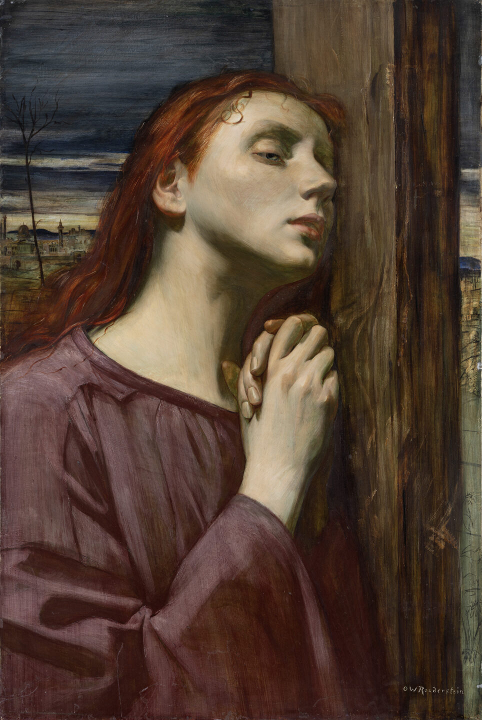 Magdalena am Fusse des Kreuzes