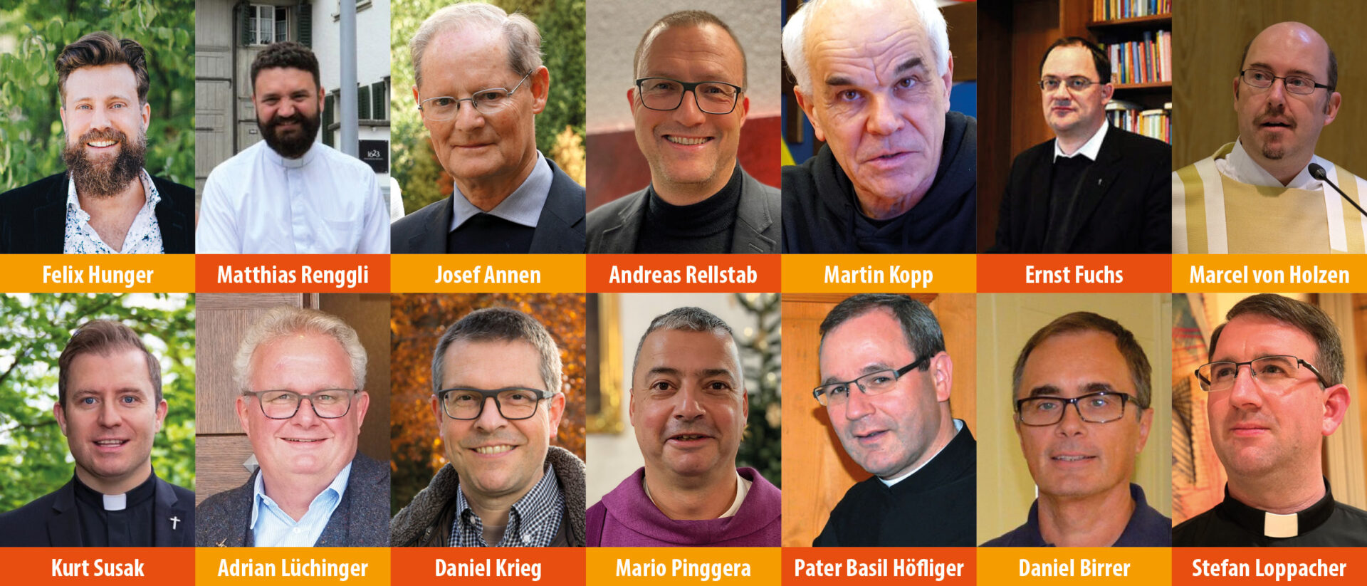 Diese Priester könnten unter Joseph Bonnemain Karriere machen.