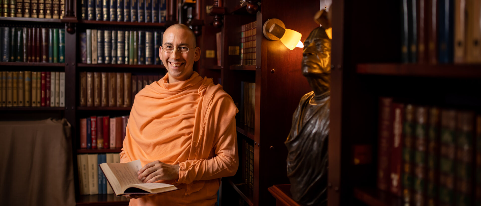 Krishna Premarupa Dasa lebt seit 20 Jahren im Kloster.