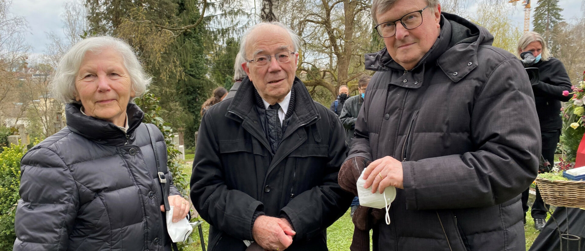 Theologe Hermann Häring bei der Trauerfeier von Hans Küng 2021