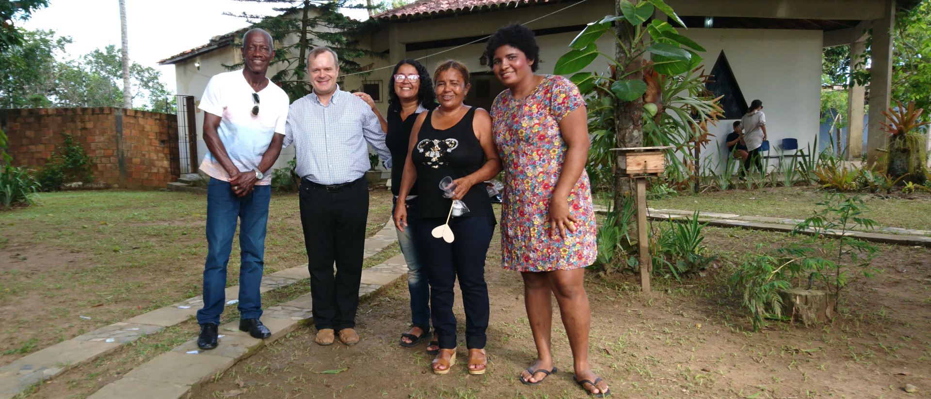 Peter Camenzind in Salvador Brasilien bei der Gemeinschaft von Gisa Maria «Recanto da Transfiguração»
