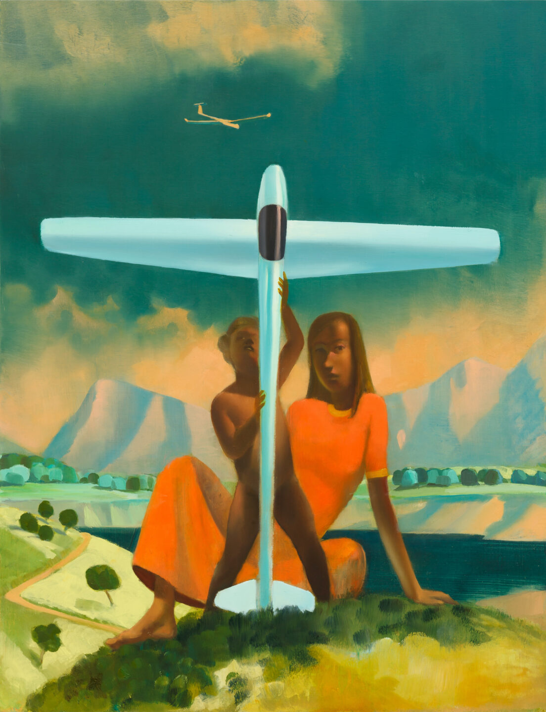 Einsiedler Kreuz, 2017, Öl auf Holz, 65x50cm, Sammlung Keller-Wedekind-Stiftung