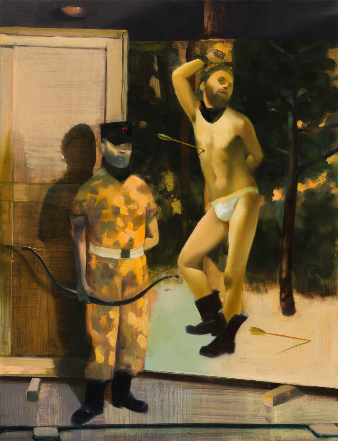 Stephan Melzl, Studio, 2015, Öl auf Holz, 65x50 cm, Kunsthaus Zürich, 2016